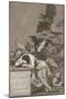 El Sueño De La Razón Produce Monstruos (The Sleep of Reason Produces Monsters)-Francisco de Goya-Mounted Giclee Print