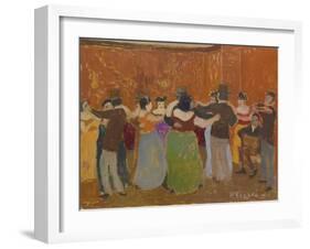 El Tango, Cabaret, c.1932-Pedro Figari-Framed Giclee Print