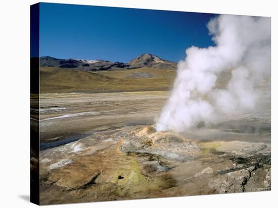 El Tatio Geyser, Atacama, Chile, South America-R Mcleod-Stretched Canvas