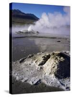 El Tatio Geysers and Fumaroles, Andes at 4300M, Northern Area, Chile, South America-Geoff Renner-Stretched Canvas