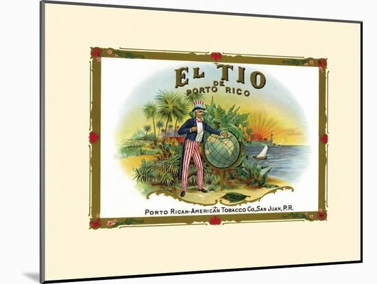 El Tio De Puerto Rico-null-Mounted Art Print