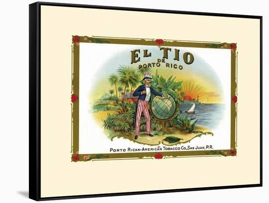 El Tio De Puerto Rico-null-Framed Stretched Canvas