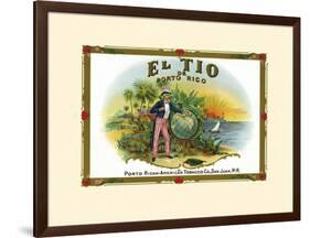 El Tio De Puerto Rico-null-Framed Art Print