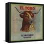 El Toro Brand - California - Citrus Crate Label-Lantern Press-Framed Stretched Canvas