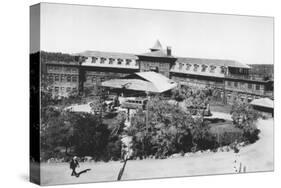 El Tovar Hotel in Grand Canyon NP Photograph - Grand Canyon, AZ-Lantern Press-Stretched Canvas