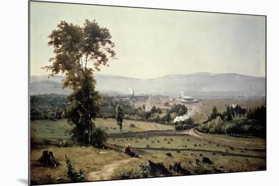 El Valle De Lackawanna-George Inness-Mounted Giclee Print