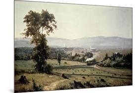 El Valle De Lackawanna-George Inness-Mounted Giclee Print