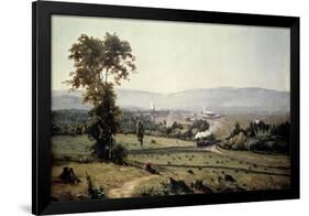 El Valle De Lackawanna-George Inness-Framed Giclee Print