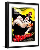 El Vampiro-null-Framed Art Print