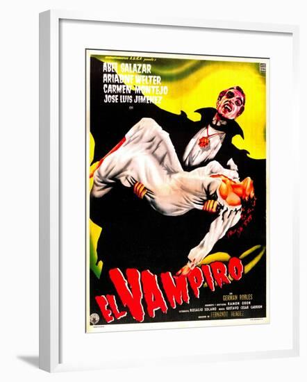 El Vampiro-null-Framed Art Print