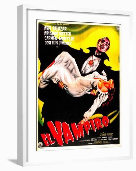 El Vampiro-null-Framed Art Print