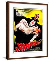 El Vampiro-null-Framed Art Print