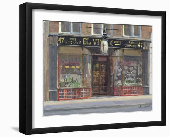 El Vino's, Fleet Street-Julian Barrow-Framed Giclee Print