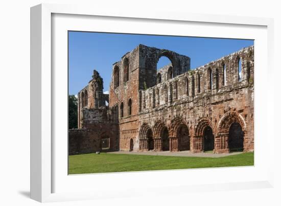 Elaborate Carved Stone Arches, 12th Century St. Mary of Furness Cistercian Abbey, Cumbria, England-James Emmerson-Framed Photographic Print