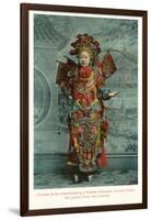 Elaborate Chinese Costume-null-Framed Art Print