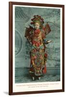 Elaborate Chinese Costume-null-Framed Art Print