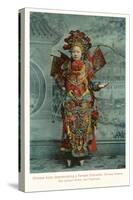 Elaborate Chinese Costume-null-Stretched Canvas