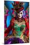 Elaborate Costume for Carnival Festival, Venice, Italy-Jaynes Gallery-Mounted Photographic Print