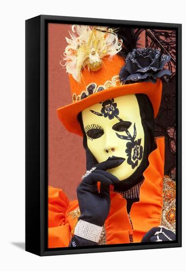 Elaborate Costume for Carnival Festival, Venice, Italy-Jaynes Gallery-Framed Stretched Canvas