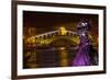 Elaborate Costume for Carnival Festival, Venice, Italy-Jaynes Gallery-Framed Photographic Print