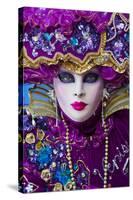 Elaborate Costume for Carnival Festival, Venice, Italy-Jaynes Gallery-Stretched Canvas