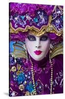 Elaborate Costume for Carnival Festival, Venice, Italy-Jaynes Gallery-Stretched Canvas