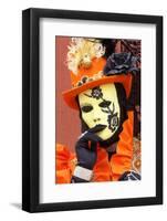 Elaborate Costume for Carnival Festival, Venice, Italy-Jaynes Gallery-Framed Photographic Print