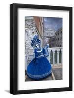 Elaborate Costume for Carnival Festival, Venice, Italy-Jaynes Gallery-Framed Photographic Print