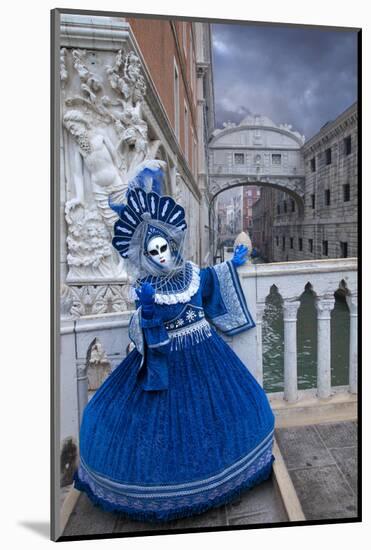 Elaborate Costume for Carnival Festival, Venice, Italy-Jaynes Gallery-Mounted Photographic Print