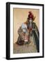 Elaborate Costume for Carnival, Venice, Italy-Darrell Gulin-Framed Premium Photographic Print