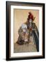 Elaborate Costume for Carnival, Venice, Italy-Darrell Gulin-Framed Photographic Print
