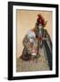 Elaborate Costume for Carnival, Venice, Italy-Darrell Gulin-Framed Photographic Print