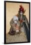 Elaborate Costume for Carnival, Venice, Italy-Darrell Gulin-Framed Photographic Print