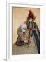 Elaborate Costume for Carnival, Venice, Italy-Darrell Gulin-Framed Photographic Print