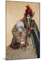 Elaborate Costume for Carnival, Venice, Italy-Darrell Gulin-Mounted Photographic Print