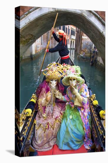 Elaborate Costumes for Carnival Festival, Venice, Italy-Jaynes Gallery-Stretched Canvas