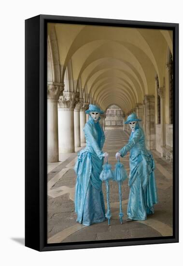 Elaborate Costumes for Carnival Festival, Venice, Italy-Jaynes Gallery-Framed Stretched Canvas