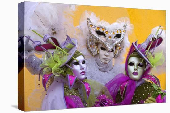 Elaborate Costumes for Carnival Festival, Venice, Italy-Jaynes Gallery-Stretched Canvas