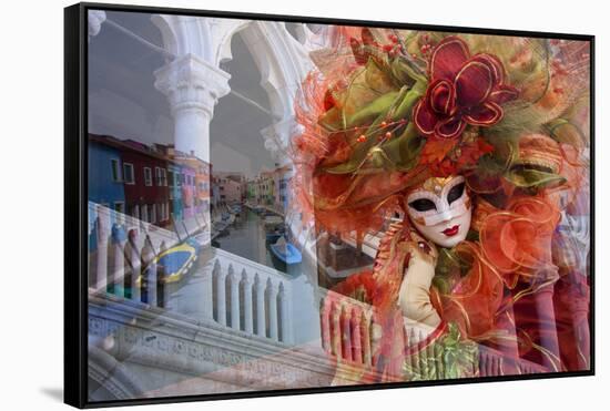 Elaborate Costumes for Carnival Festival, Venice, Italy-Jaynes Gallery-Framed Stretched Canvas