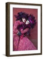 Elaborate Costumes for Carnival Festival, Venice, Italy-Jaynes Gallery-Framed Photographic Print