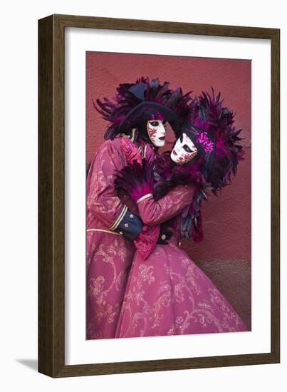 Elaborate Costumes for Carnival Festival, Venice, Italy-Jaynes Gallery-Framed Photographic Print