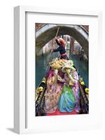 Elaborate Costumes for Carnival Festival, Venice, Italy-Jaynes Gallery-Framed Photographic Print