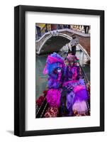 Elaborate Costumes for Carnival Festival, Venice, Italy-Jaynes Gallery-Framed Photographic Print