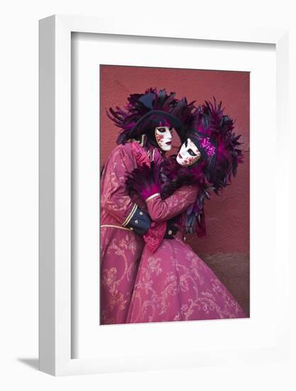 Elaborate Costumes for Carnival Festival, Venice, Italy-Jaynes Gallery-Framed Photographic Print