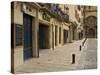 Elaborate door of a cathedral, Logrono, La Rioja, Spain-Janis Miglavs-Stretched Canvas
