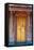 Elaborate Gilded Temple Door and Glass Mosaic on Exterior Wall-null-Framed Stretched Canvas