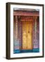 Elaborate Gilded Temple Door and Glass Mosaic on Exterior Wall-null-Framed Premium Photographic Print