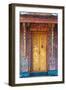 Elaborate Gilded Temple Door and Glass Mosaic on Exterior Wall-null-Framed Photographic Print