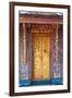 Elaborate Gilded Temple Door and Glass Mosaic on Exterior Wall-null-Framed Photographic Print