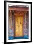 Elaborate Gilded Temple Door and Glass Mosaic on Exterior Wall-null-Framed Photographic Print